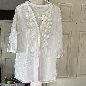 New York & Company White Blouse